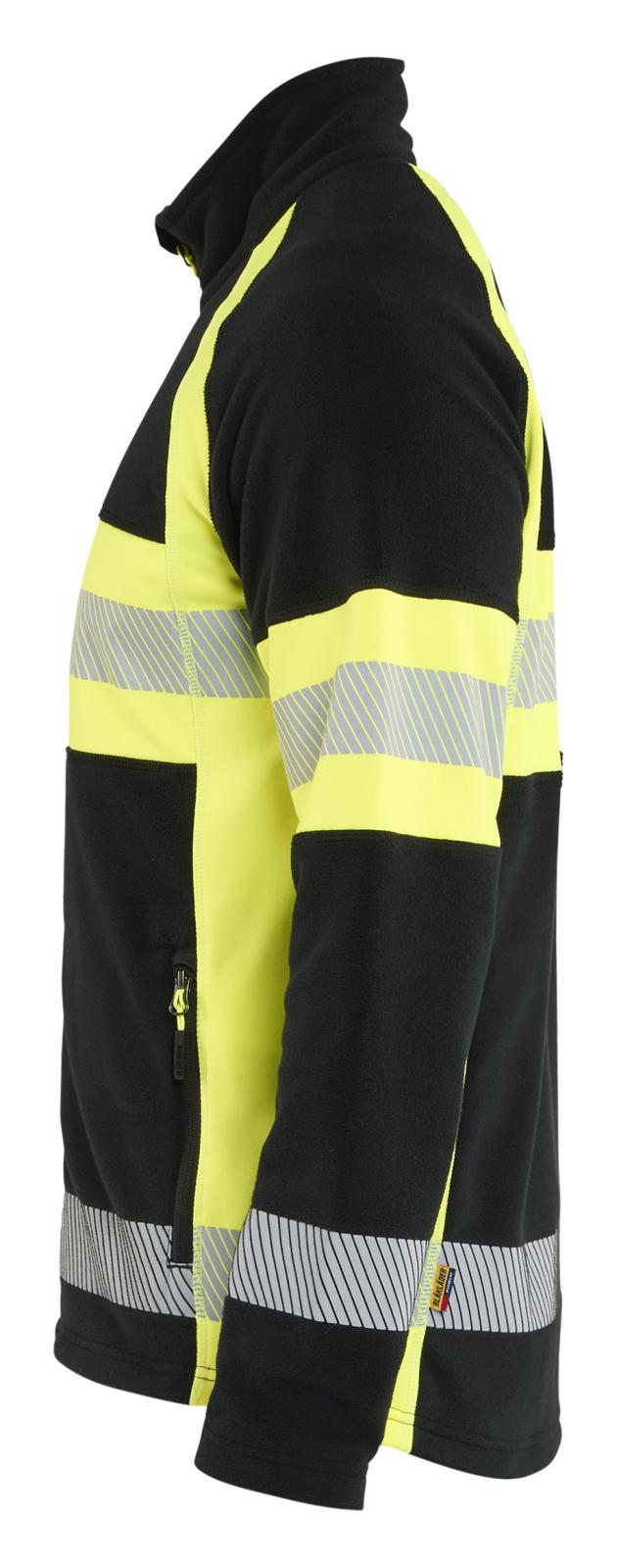Blaklader High Vis Vest 47131010 Microfleece HiVis zwart-fluo geel(9933)