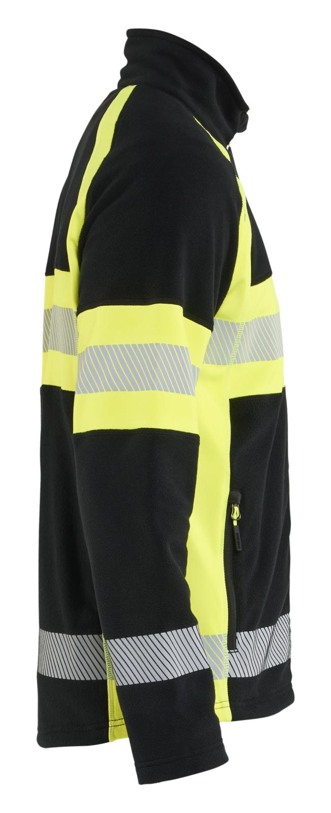 Blaklader High Vis Vest 47131010 Microfleece HiVis zwart-fluo geel(9933)