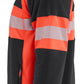 Blaklader High Vis Vest 47131010 Microfleece HiVis zwart-fluo rood(9955)
