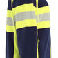 Blaklader Dames High Vis Vest 47181010 Microfleece HiVis marineblauw-fluo geel(8933)