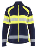 Blaklader Dames High Vis Vest 47181010 Microfleece HiVis marineblauw-fluo geel(8933)
