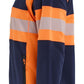 Blaklader Dames High Vis Vest 47181010 Microfleece HiVis marineblauw-oranje(8953)