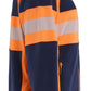 Blaklader Dames High Vis Vest 47181010 Microfleece HiVis marineblauw-oranje(8953)