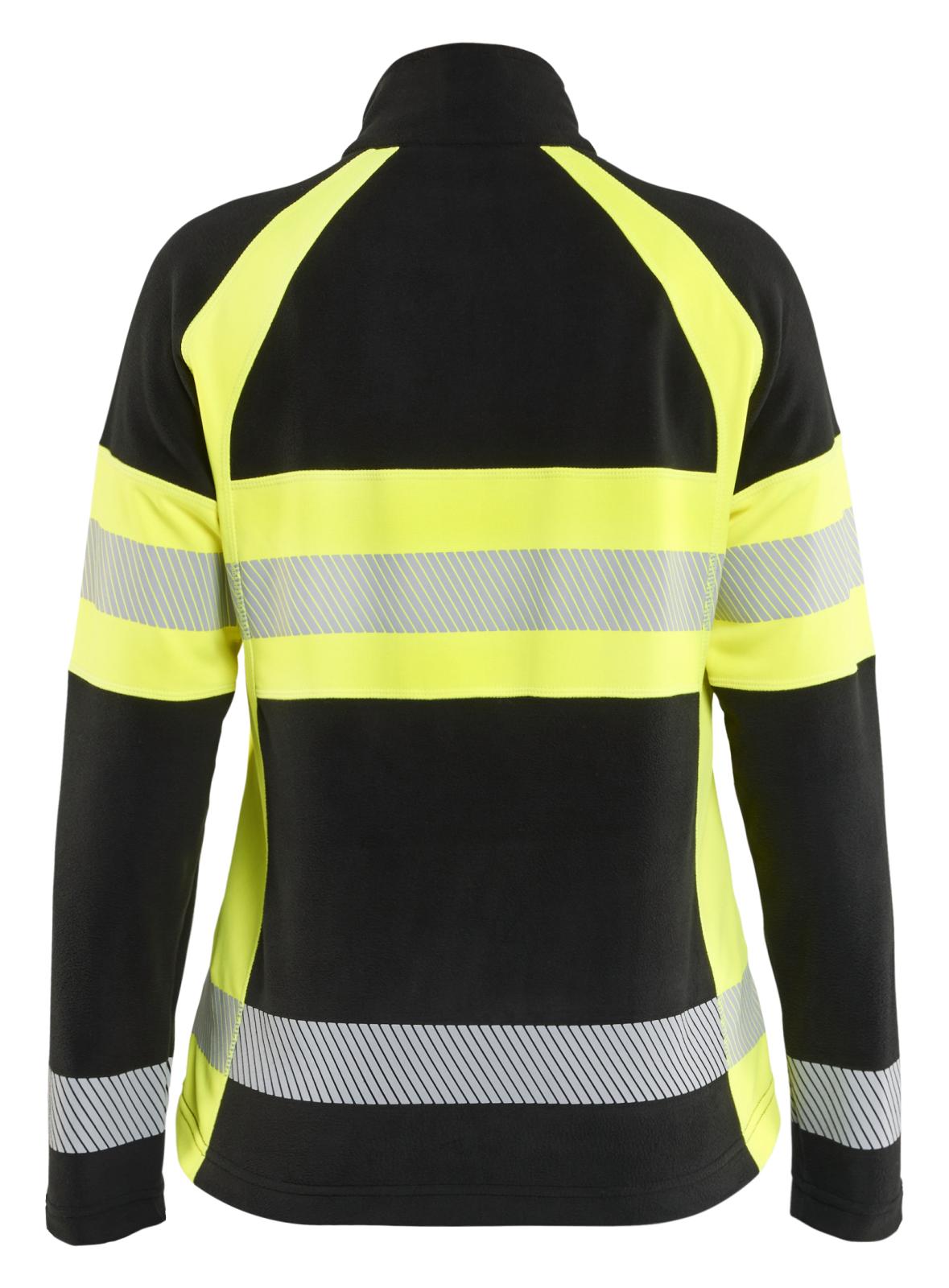 Blaklader Dames High Vis Vest 47181010 Microfleece HiVis zwart-fluo geel(9933)