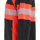 Blaklader Dames High Vis Vest 47181010 Microfleece HiVis zwart-fluo rood(9955)