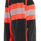 Blaklader Dames High Vis Vest 47181010 Microfleece HiVis zwart-fluo rood(9955)