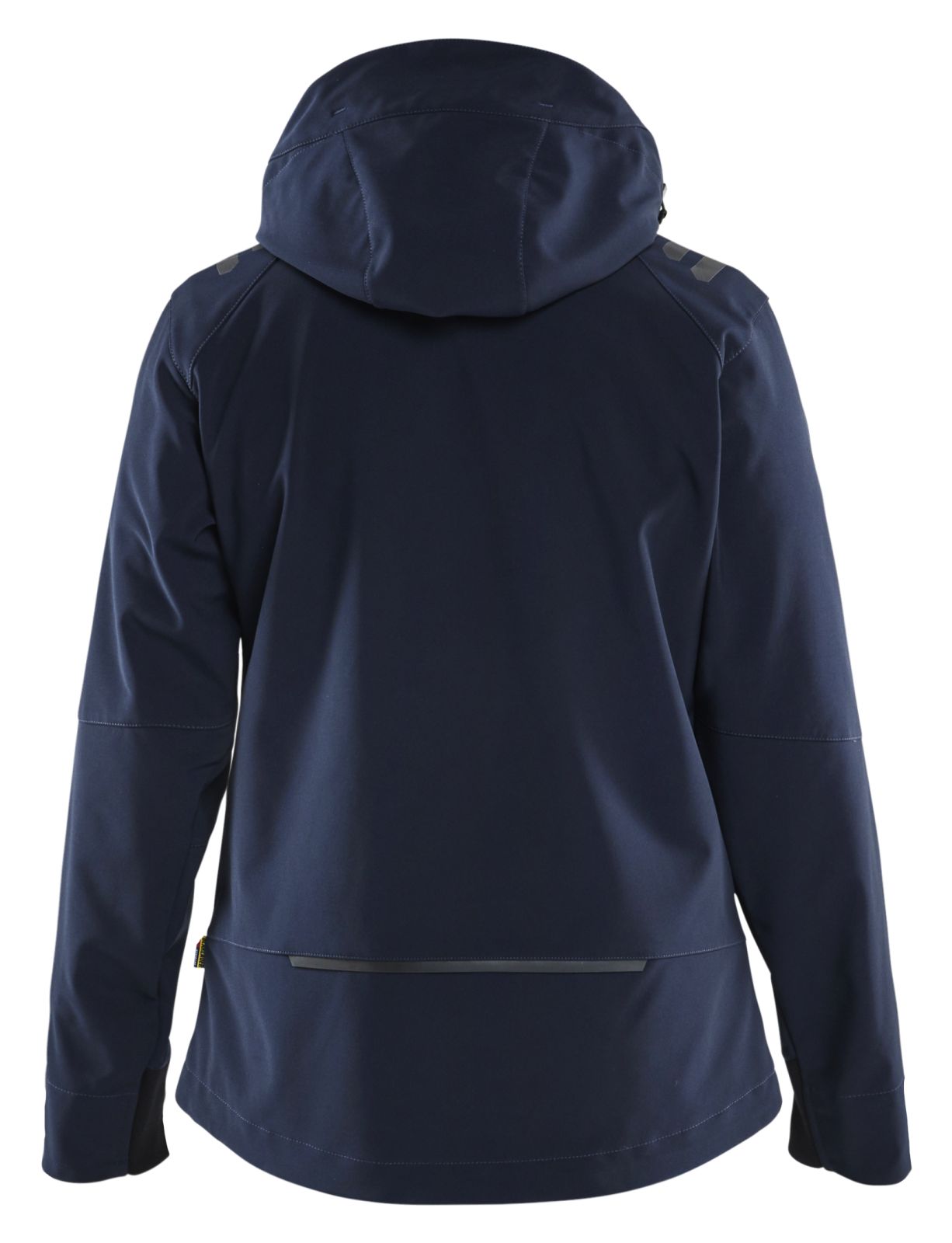 Blaklader Wind regen sneeuw Dames Jack 47192513 softshell waterdicht winddicht ademend donker marineblauw-fluo geel(8633)