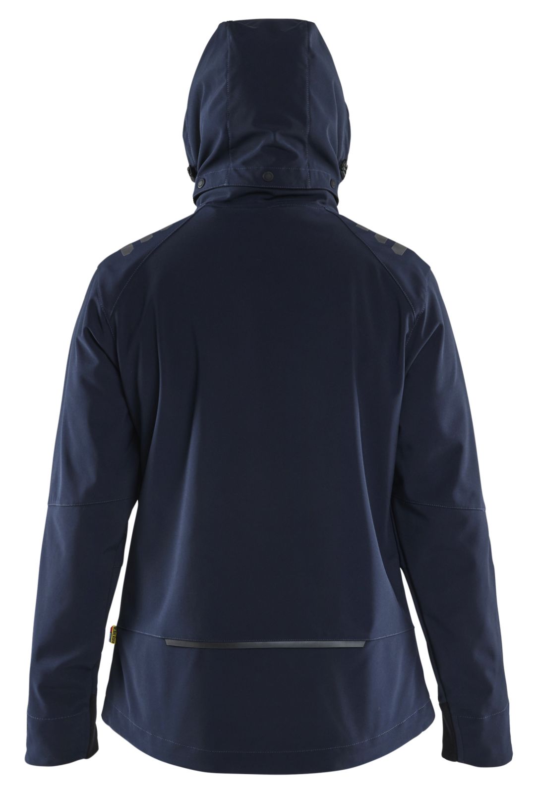 Blaklader Wind regen sneeuw Dames Jack 47192513 softshell waterdicht winddicht ademend donker marineblauw-fluo geel(8633)