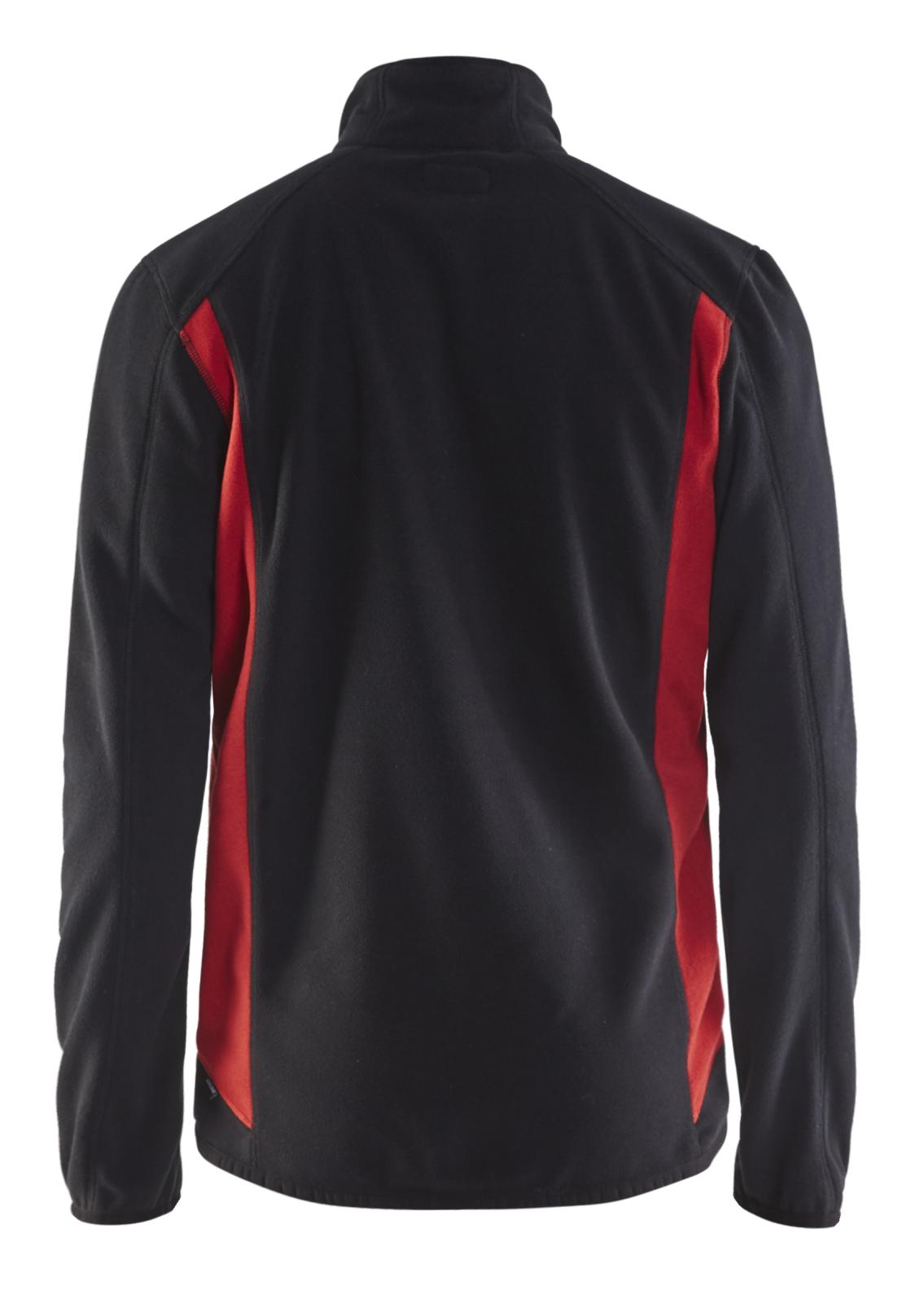 Blaklader Vesten 47302510 zwart-rood(9956)
