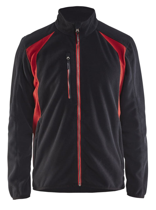 Blaklader Vesten 47302510 zwart-rood(9956)