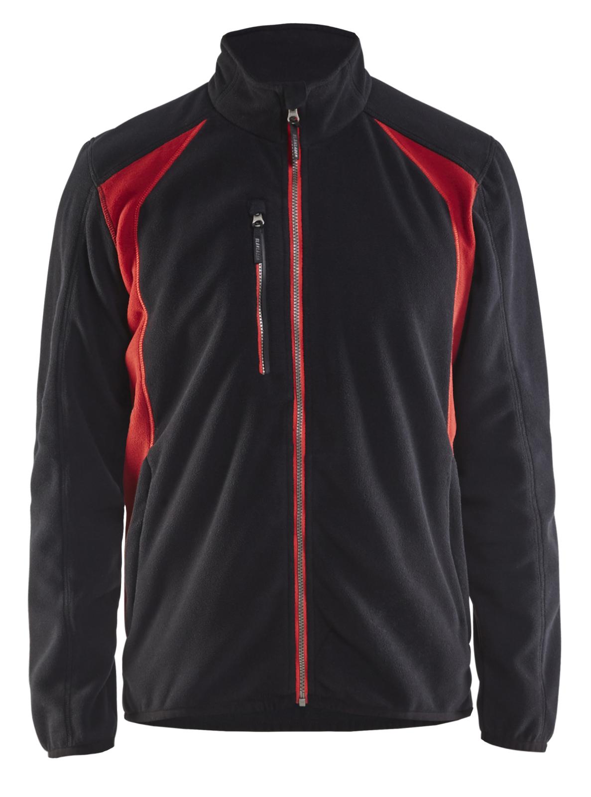 Blaklader Vesten 47302510 zwart-rood(9956)