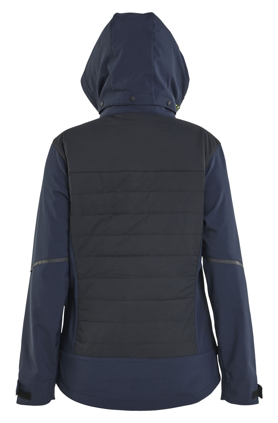Blaklader Dames Jack 47332513 hybride waterdicht winddicht donker marineblauw-fluo geel(8633)