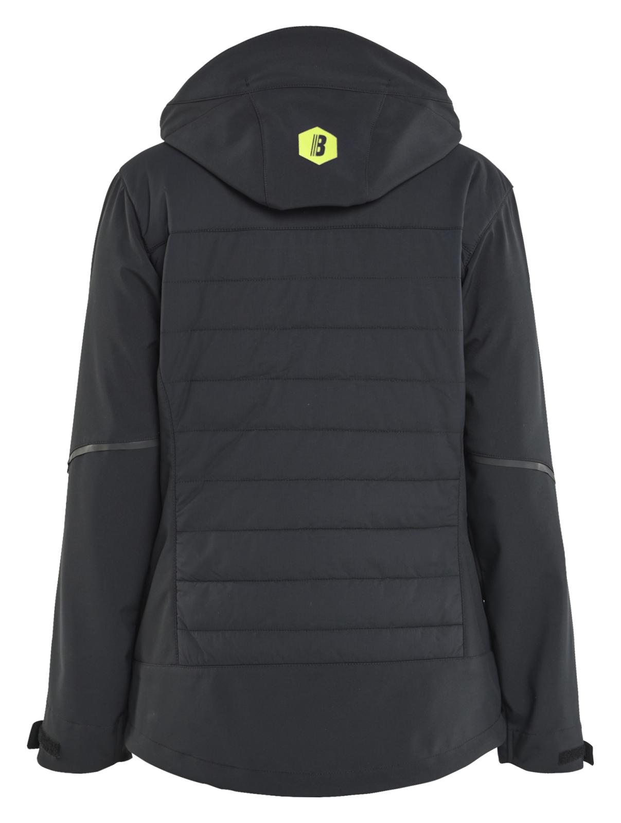 Blaklader Wind regen sneeuw Dames Jack 47332513 hybride waterdicht winddicht ademend zwart-fluo geel(9933)