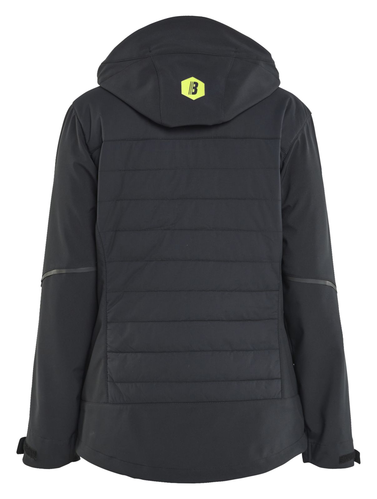 Blaklader Wind regen sneeuw Jassen Dames Jack 47332513 hybride waterdicht winddicht ademend zwart-fluo geel(9933)