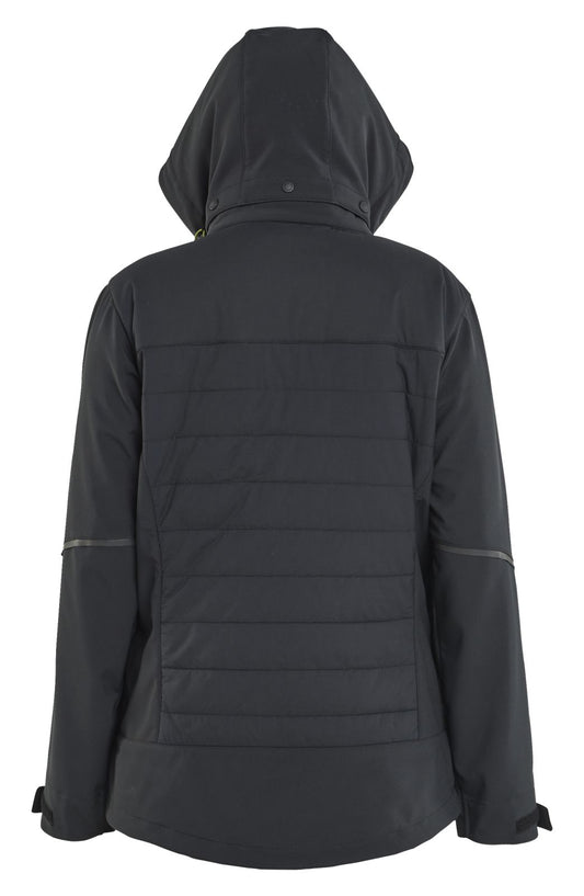Blaklader Wind regen sneeuw Dames Jack 47332513 hybride waterdicht winddicht ademend zwart-fluo geel(9933)
