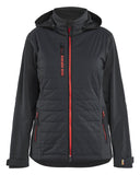 Blaklader Dames Jack 47332513 hybride waterdicht winddicht zwart-rood(9956)