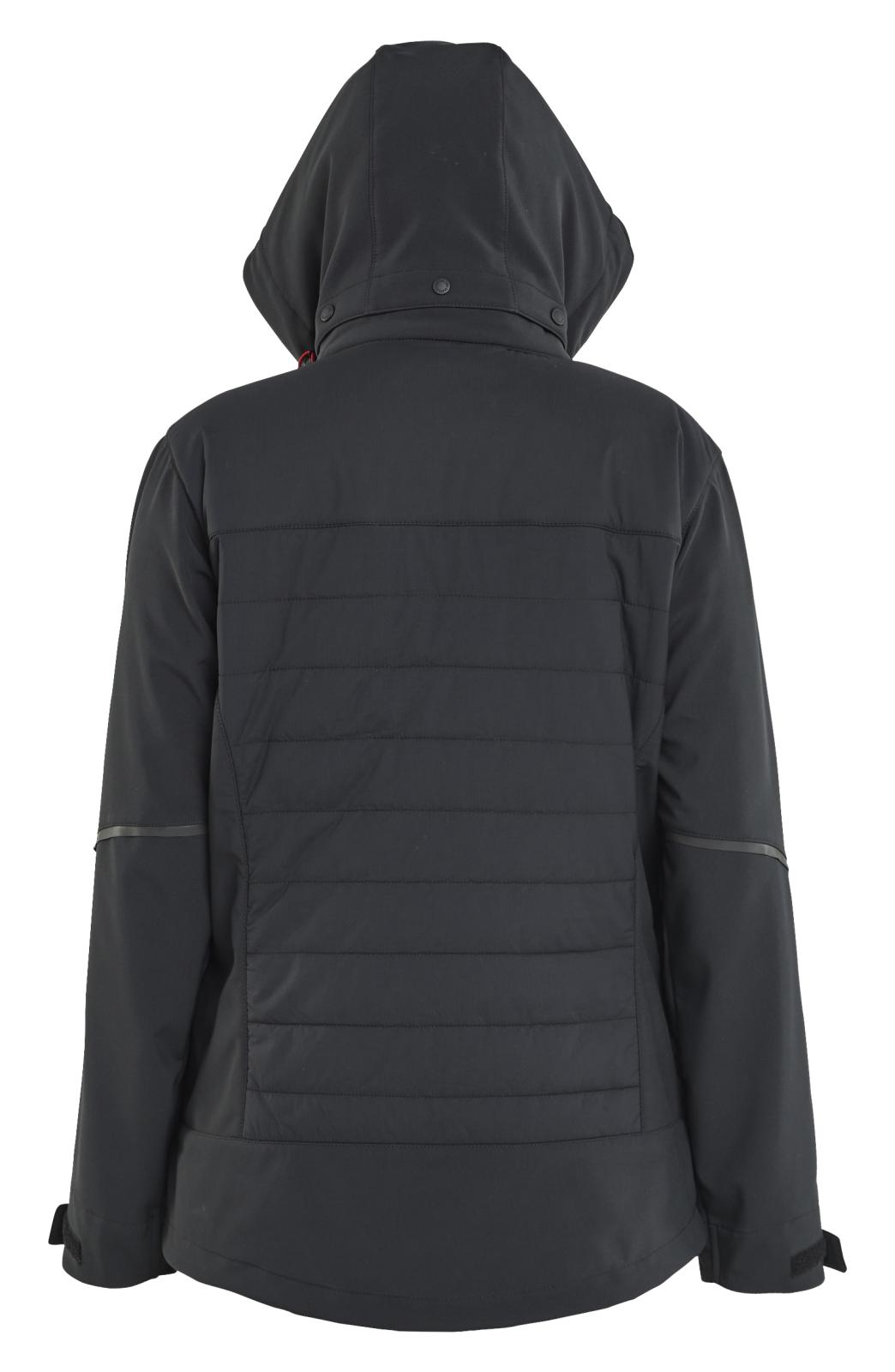 Blaklader Dames Jack 47332513 hybride waterdicht winddicht zwart-rood(9956)