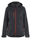 Blaklader Dames Jack 47332513 hybride waterdicht winddicht zwart-rood(9956)