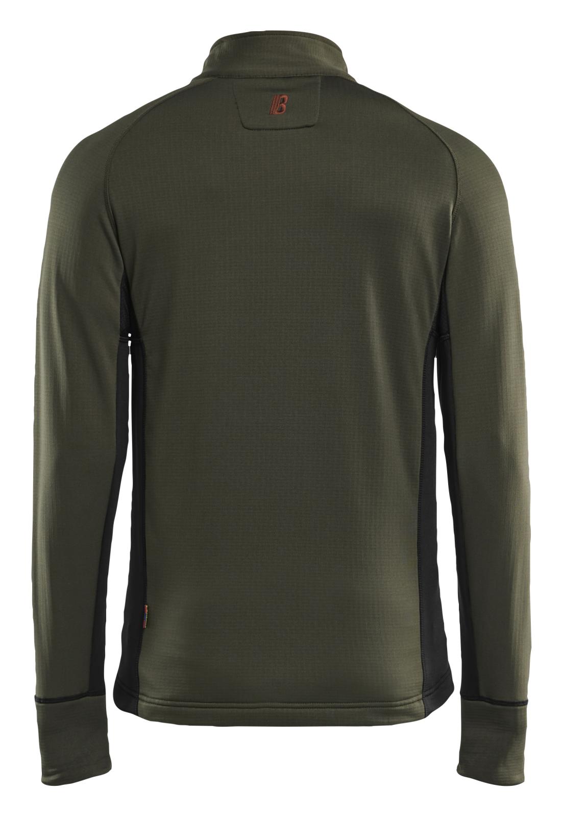 Blaklader Wind regen sneeuw Striker Jack 47352539 fleece woudgroen-roestbruin(4240)