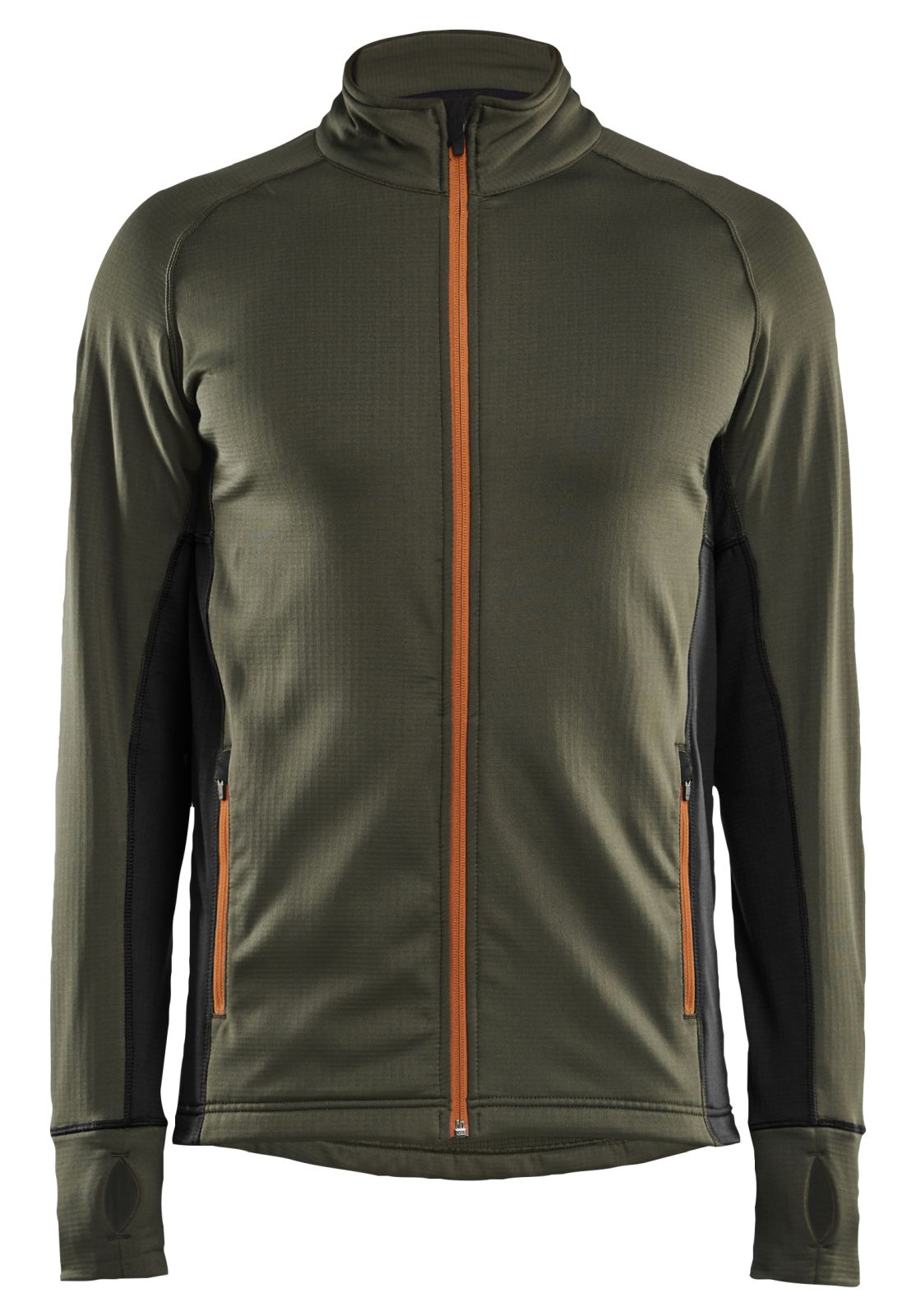 Blaklader Wind regen sneeuw Striker Jack 47352539 fleece woudgroen-roestbruin(4240)