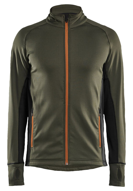 Blaklader Wind regen sneeuw Striker Jack 47352539 fleece woudgroen-roestbruin(4240)