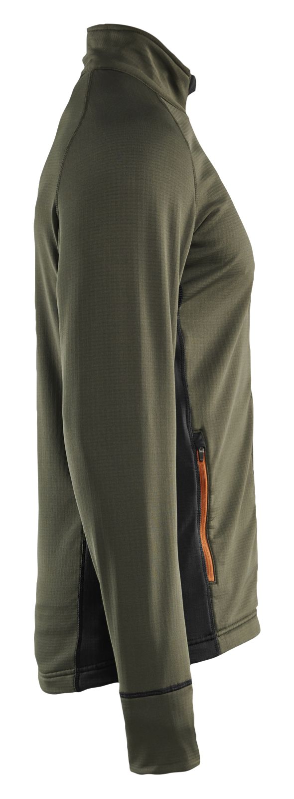 Blaklader Wind regen sneeuw Striker Jack 47352539 fleece woudgroen-roestbruin(4240)