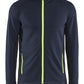 Blaklader Wind/regen/sneeuw Striker Fleecejack 47352539 donker marineblauw-fluo geel(8633)