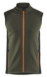 Blaklader Wind/regen/sneeuw Striker Bodywarmer 47362539 fleece woudgroen-roestbruin(4240)
