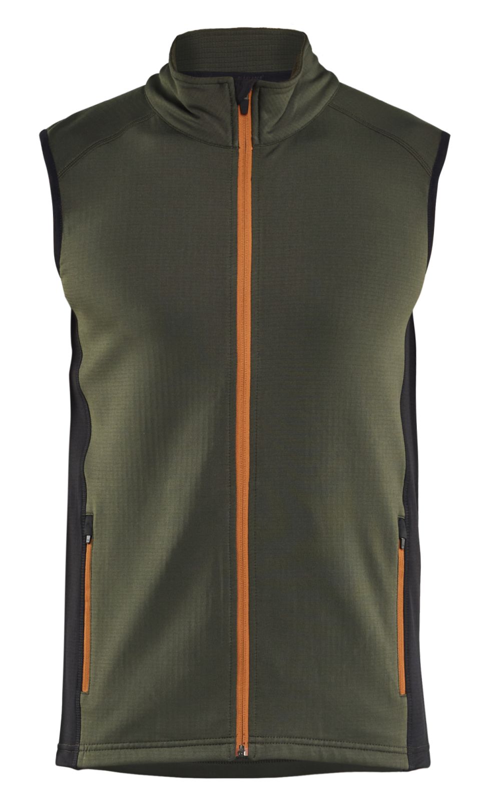Blaklader Wind/regen/sneeuw Striker Bodywarmer 47362539 fleece woudgroen-roestbruin(4240)