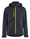 Blaklader Wind regen sneeuw Jack 47432513 hybride waterdicht winddicht ademend donker marineblauw-fluo geel(8633)