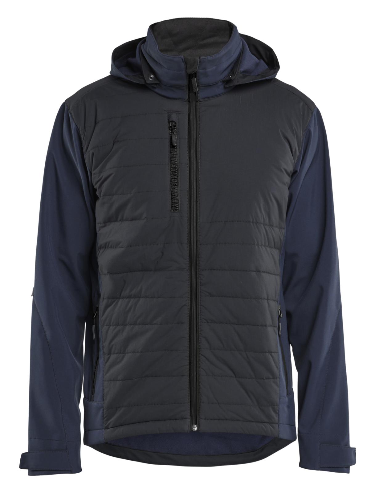 Blaklader Wind regen sneeuw Jack 47432513 hybride waterdicht winddicht ademend donker marineblauw-zwart(8699)