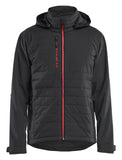 Blaklader Wind regen sneeuw Jassen Jack 47432513 hybride waterdicht winddicht ademend zwart-rood(9956)