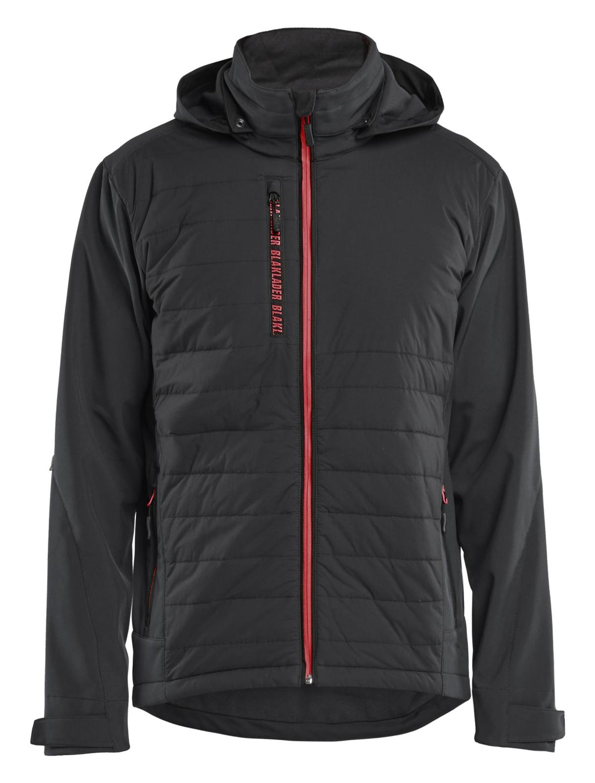 Blaklader Wind regen sneeuw Jack 47432513 hybride waterdicht winddicht ademend zwart-rood(9956)