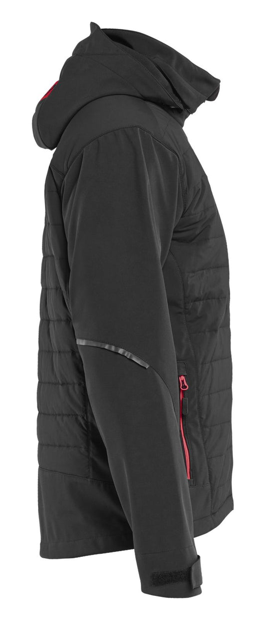 Blaklader Wind regen sneeuw Jassen Jack 47432513 hybride waterdicht winddicht ademend zwart-rood(9956)