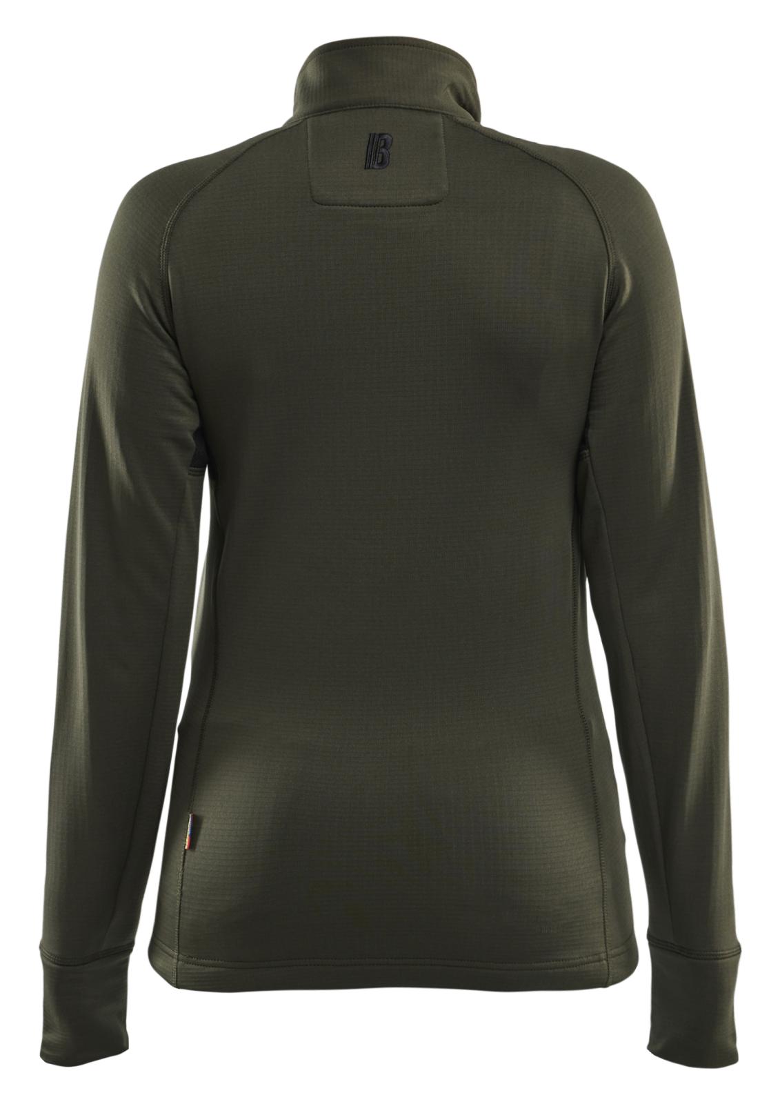 Blaklader Wind regen sneeuw Striker Dames Jack 47452539 fleece woudgroen-roestbruin(4240)