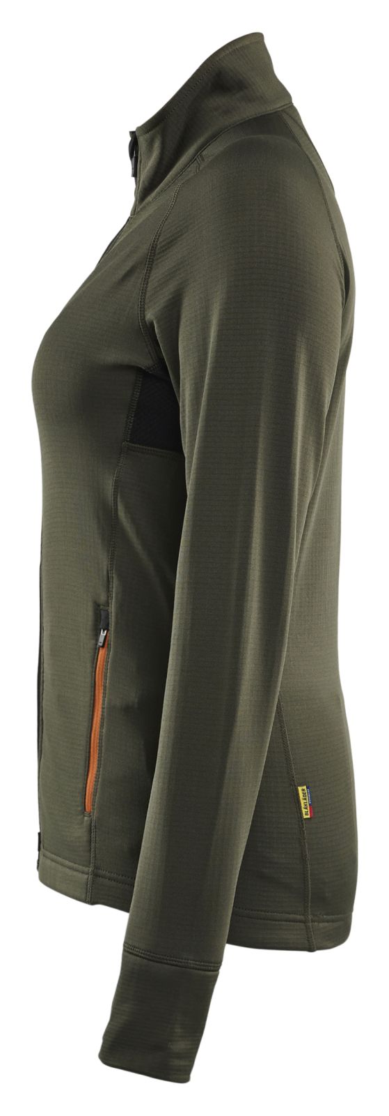 Blaklader Wind regen sneeuw Striker Dames Jack 47452539 fleece woudgroen-roestbruin(4240)