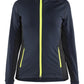 Blaklader Dames Striker Fleecejack 47452539 donker marineblauw-fluo geel(8633)