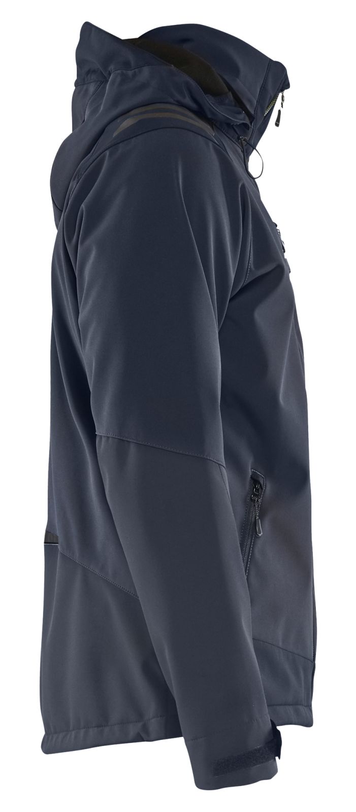 Blaklader Wind regen sneeuw Jassen 47492513 softsheel waterdicht donker marineblauw-fluo geel(8633)