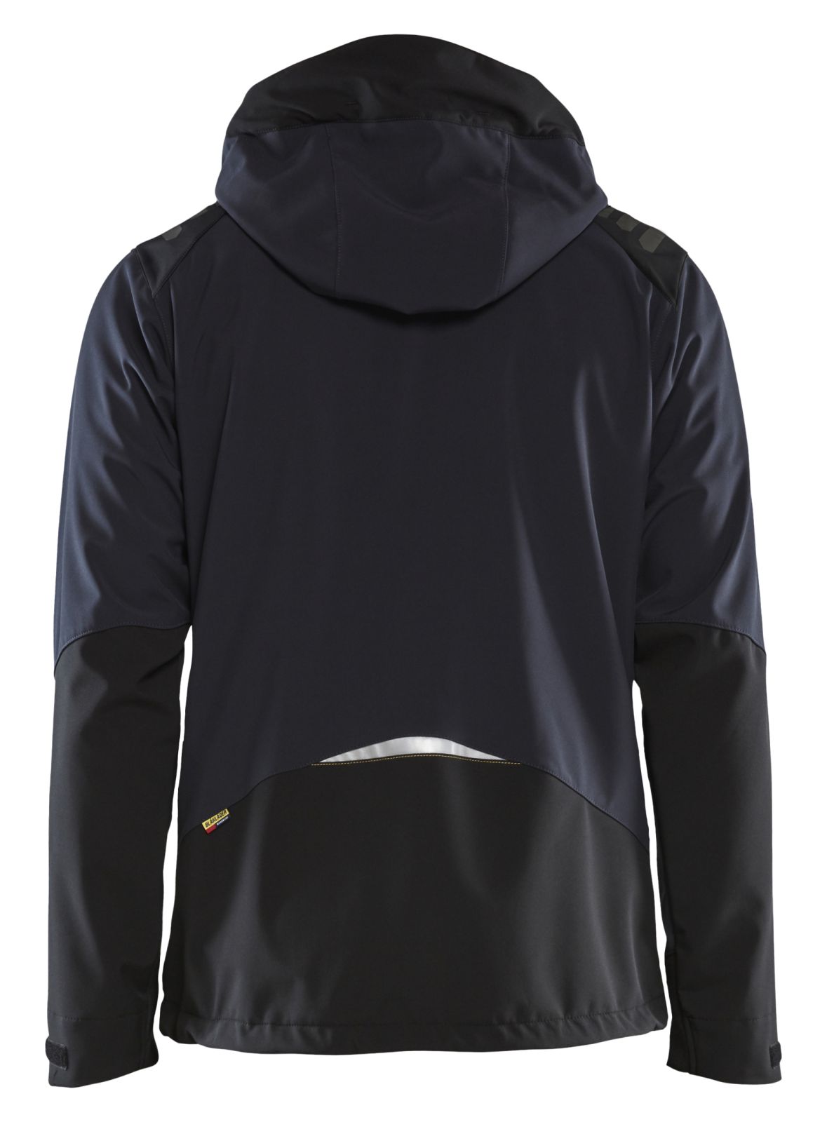 Blaklader Wind regen sneeuw Jassen 47492513 softsheel waterdicht donkerblauw-geel(8635)