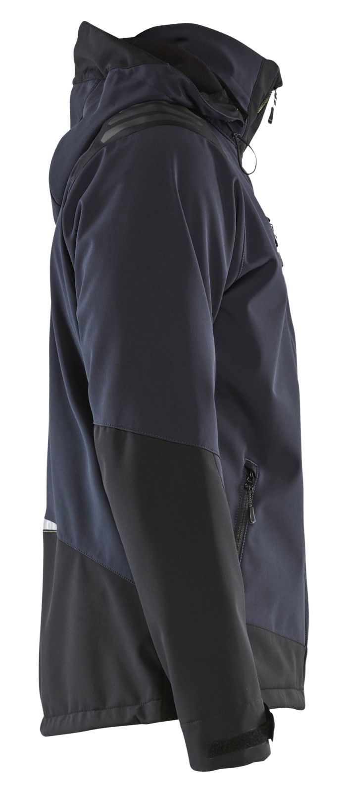 Blaklader Wind regen sneeuw Jassen 47492513 softsheel waterdicht donkerblauw-geel(8635)