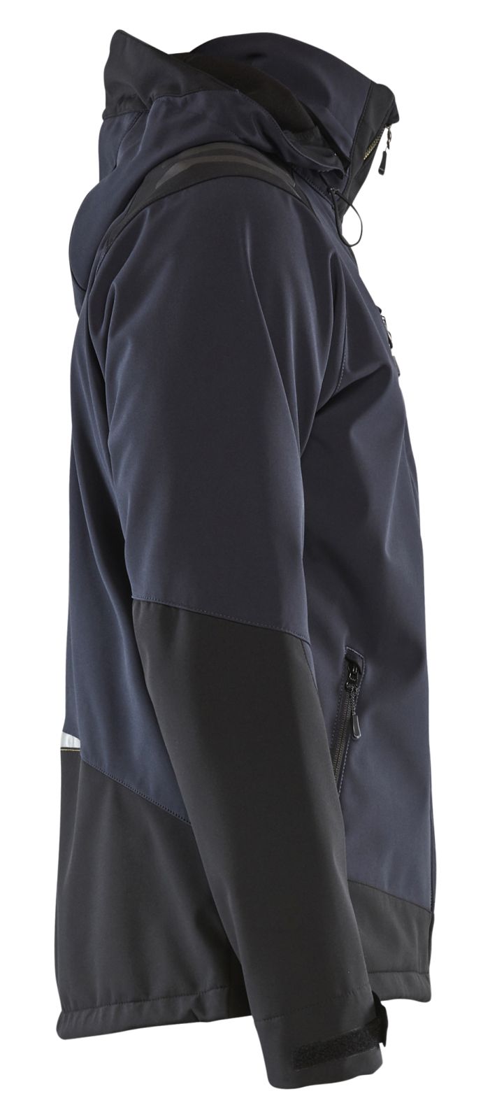 Blaklader Wind regen sneeuw Jassen 47492513 softsheel waterdicht donkerblauw-geel(8635)