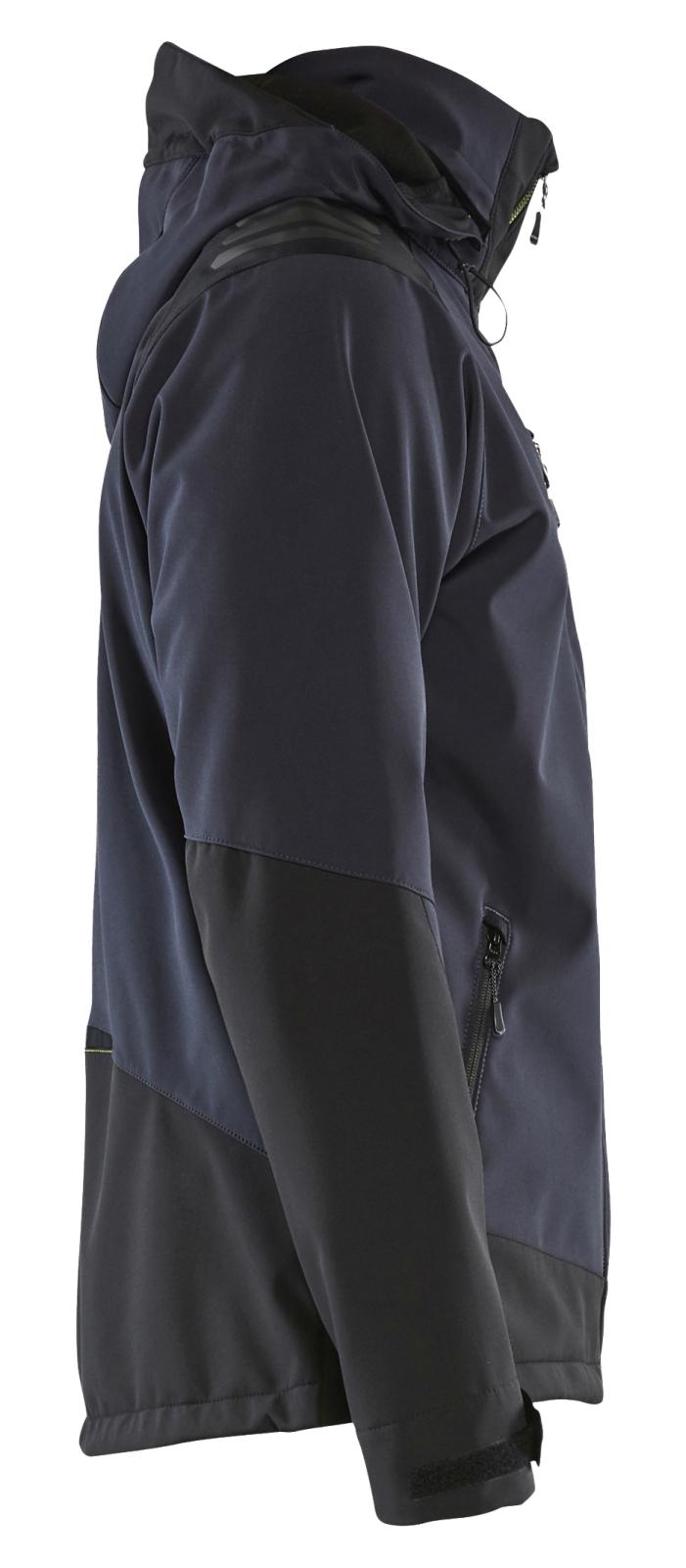 Blaklader Wind regen sneeuw Jassen 47492513 softsheel waterdicht donker marineblauw-zwart(8699)