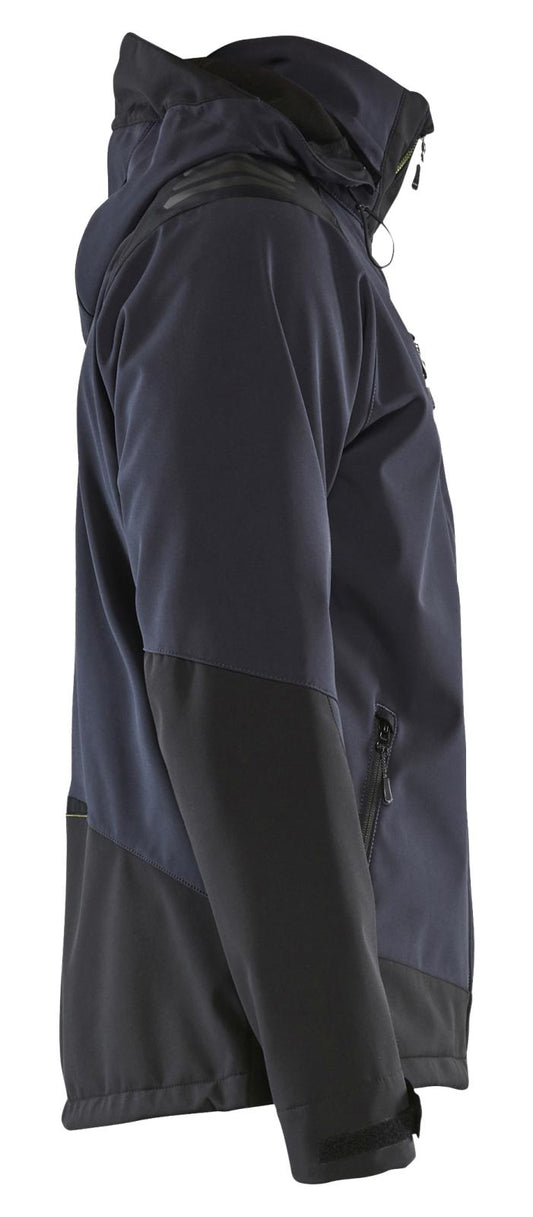 Blaklader Wind regen sneeuw Jassen 47492513 softsheel waterdicht donker marineblauw-zwart(8699)