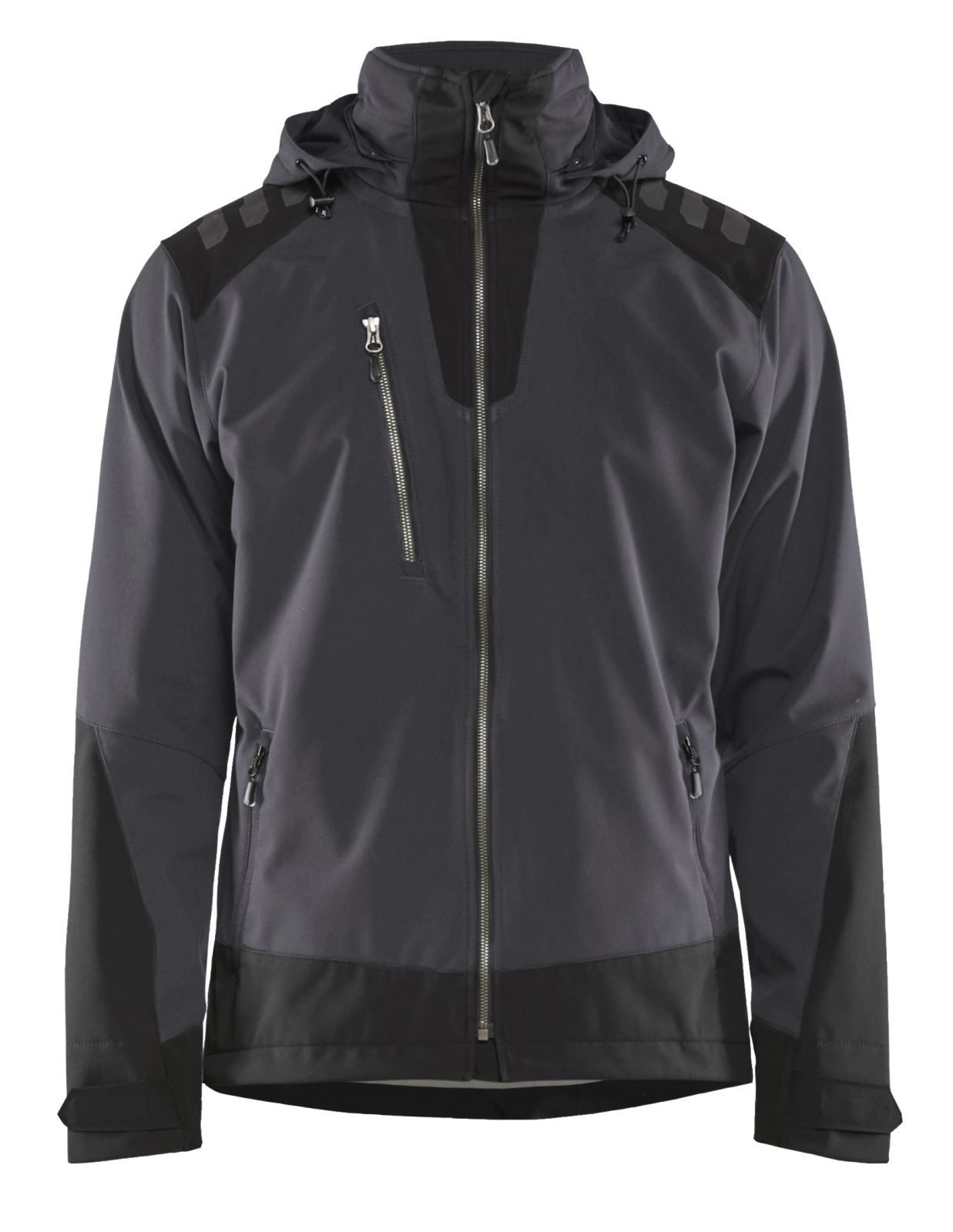 Blaklader Wind regen sneeuw Jassen 47492513 softsheel waterdicht donkergrijs-zwart(9899)