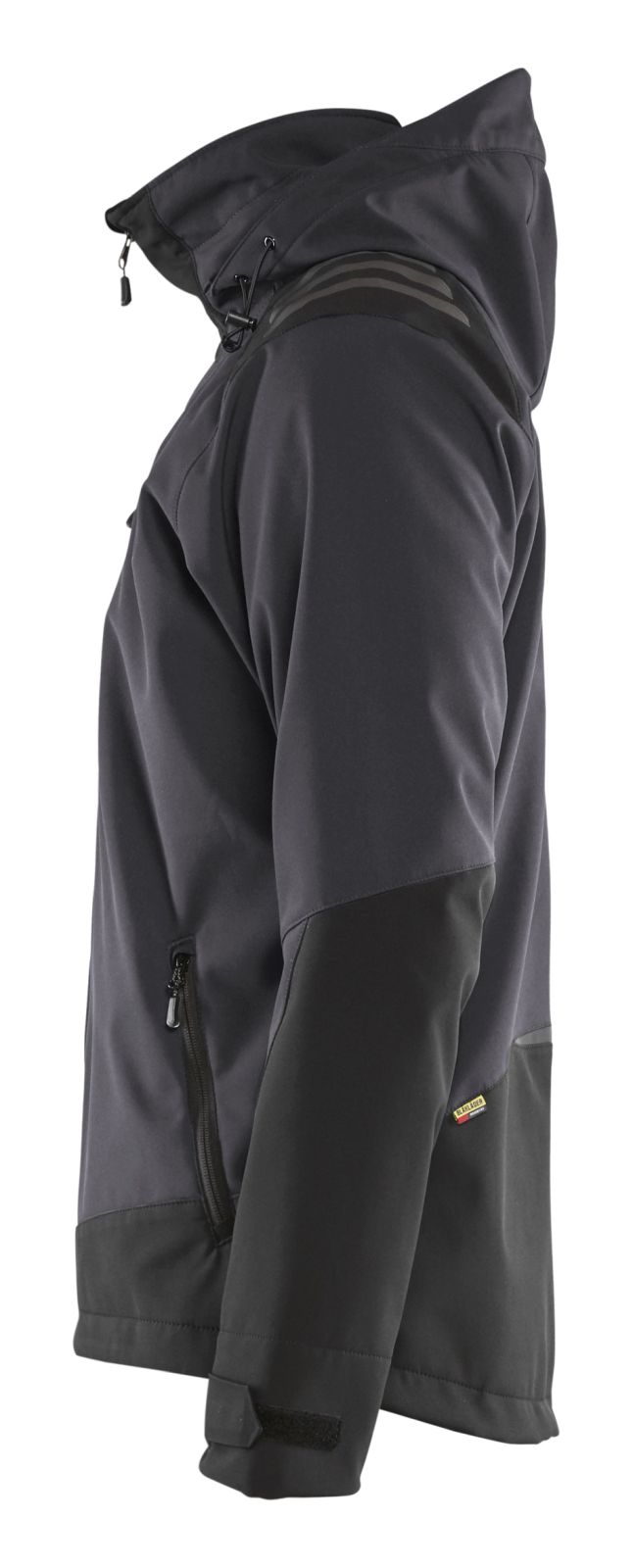 Blaklader Wind regen sneeuw Jassen 47492513 softsheel waterdicht donkergrijs-zwart(9899)