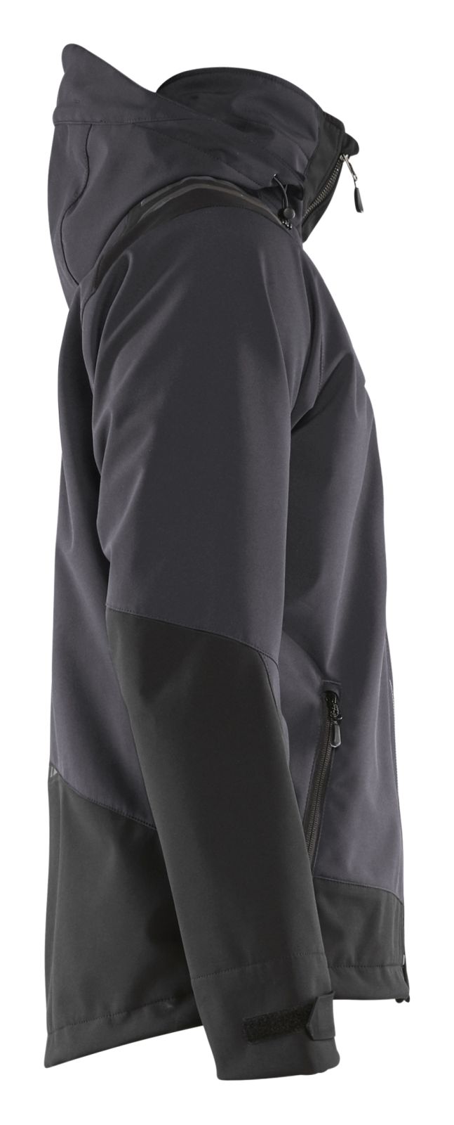 Blaklader Wind regen sneeuw Jassen 47492513 softsheel waterdicht donkergrijs-zwart(9899)