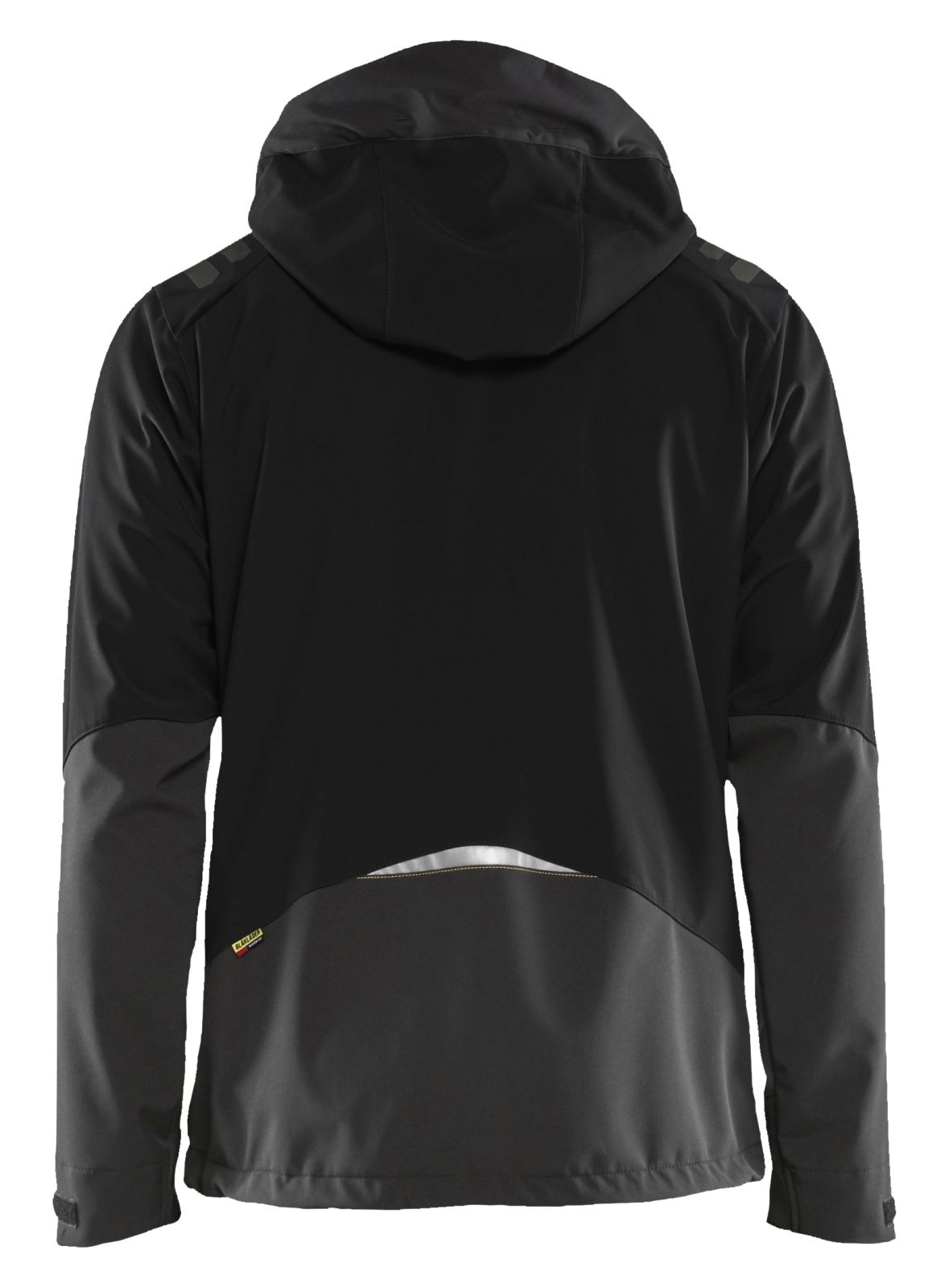 Blaklader Wind regen sneeuw Jassen 47492513 softsheel waterdicht zwart-fluo geel(9933)