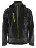 Blaklader Wind regen sneeuw Jassen 47492513 softsheel waterdicht zwart-fluo geel(9933)