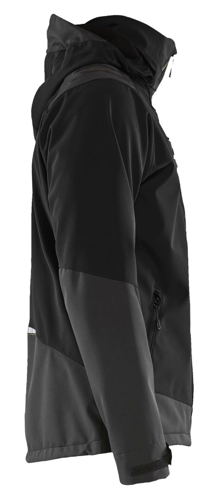 Blaklader Wind regen sneeuw Jassen 47492513 softsheel waterdicht zwart-fluo geel(9933)