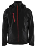 Blaklader Wind regen sneeuw Jassen 47492513 softsheel waterdicht zwart-rood(9956)